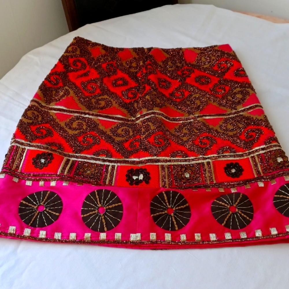 Ladies Perse vintage mini skirt